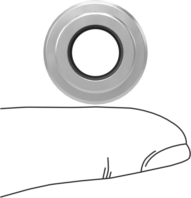 Kuru Çalışmalı Metal Takviyeli PTFE Kovanlı Rulman, Alüminyum Kabuklu, Flanşlı, 10 mm Mil Çapı için, 16 mm Uzunluk