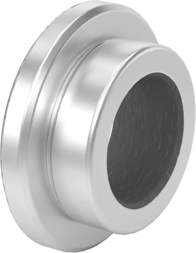 Kuru Çalışmalı Metal Takviyeli PTFE Kovanlı Rulman, Alüminyum Kabuklu, Flanşlı, 12 mm Şaft Çapı için, 8 mm Uzunluk