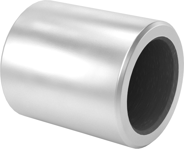 Kuru Çalışmalı Metal Takviyeli PTFE Kovanlı Rulman, Alüminyum Kabuklu, 10 mm Mil Çapı için, 16 mm Uzunluk