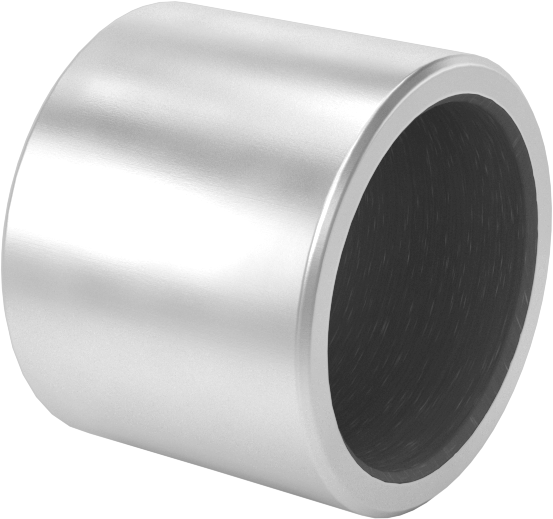 Kuru Çalışmalı Metal Takviyeli PTFE Kovanlı Rulman, Alüminyum Kabuklu, 16 mm Mil Çapı için, 16 mm Uzunluk