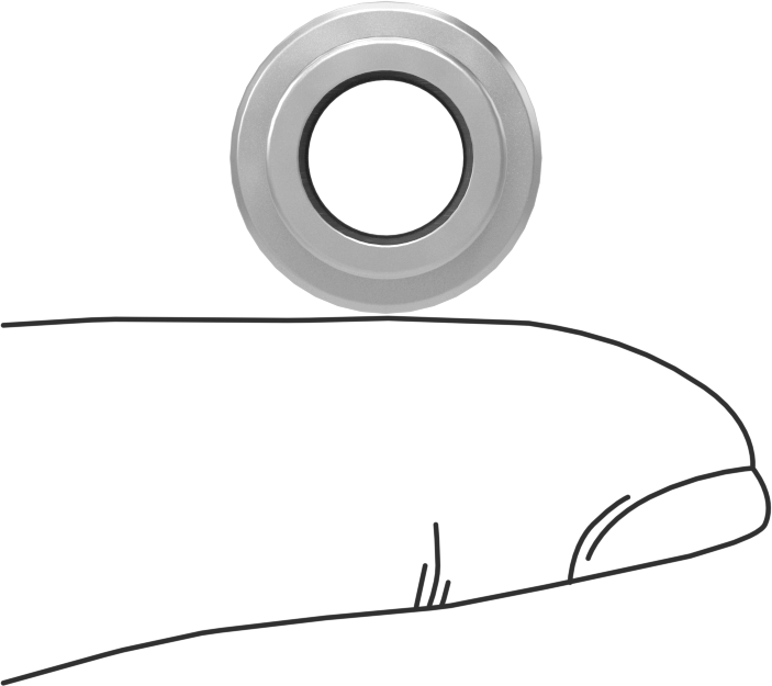 Kuru Çalışmalı Metal Takviyeli PTFE Kovanlı Rulman, Alüminyum Kabuklu, Flanşlı, 8 mm Mil Çapı için, 8 mm Uzunluk