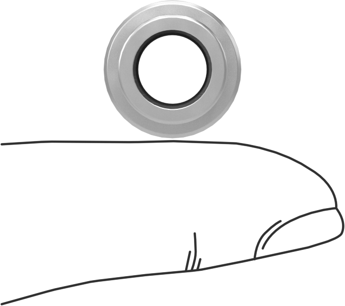 Kuru Çalışmalı Metal Takviyeli PTFE Kovanlı Rulman, Alüminyum Kabuklu, Flanşlı, 8 mm Mil Çapı için, 12 mm Uzunluk