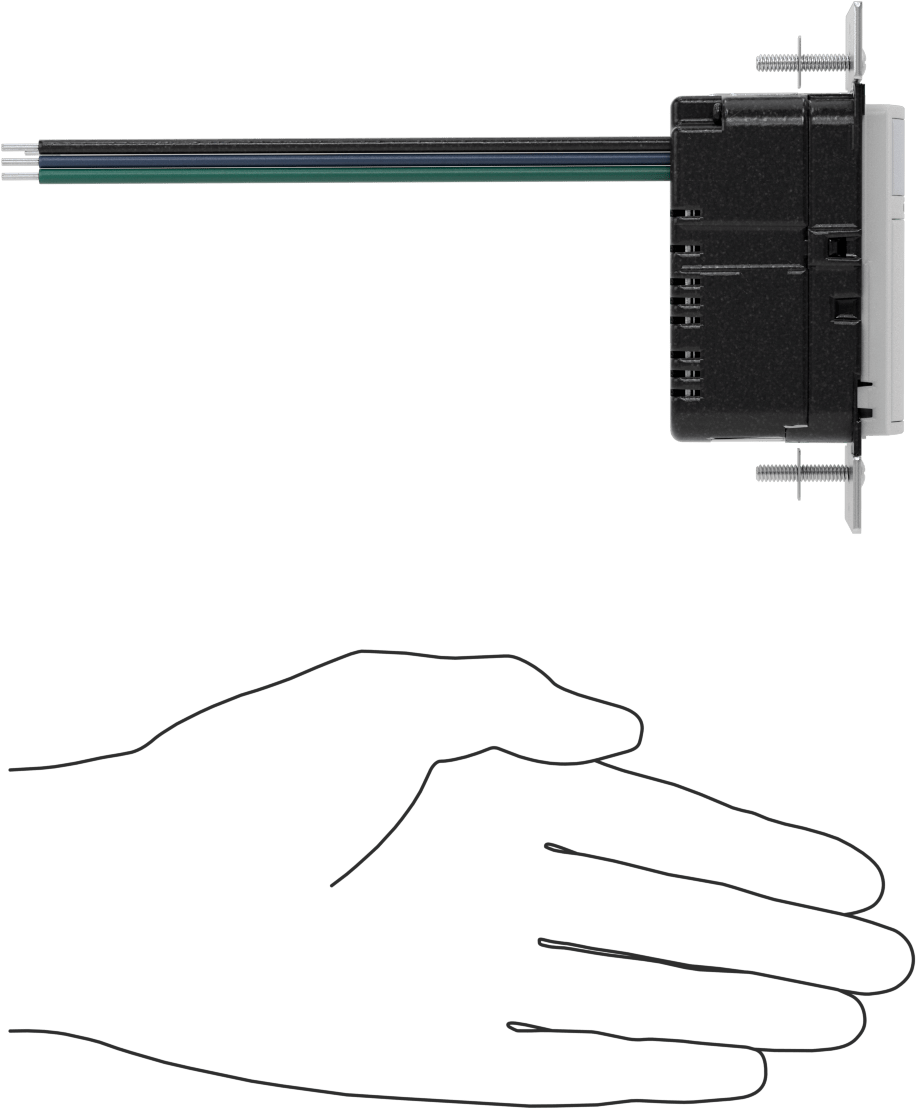 Akıllı Duvara Monte Hareket Algılayıcı Işık Kontrolü, Kızılötesi Sensörlü, Beyaz, 120V AC Giriş