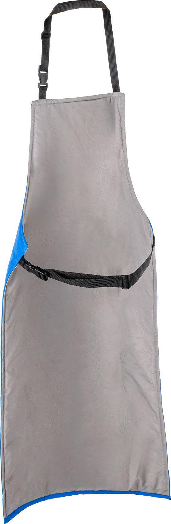 Soğuktan Koruyucu Önlük, Mavi Cordura Naylon, 24 inç Genişlik x 42 inç Uzunluk, Mavi
