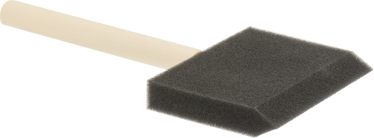 Köpük Fırça, 3“ Genişlik x 2-1/2” Uzunluk x 1/2" Kalınlık