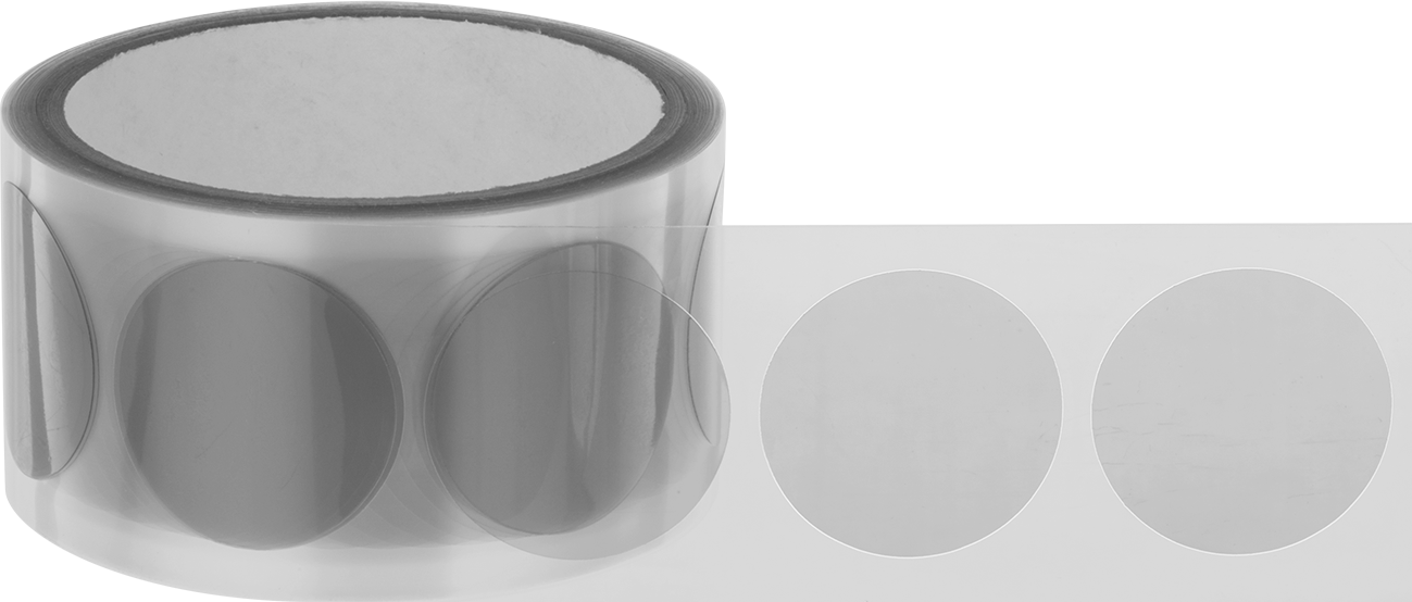 Elektronik Ürünler için Maskeleme Bandı Şekilleri, 1-1/2" Çaplı Disk