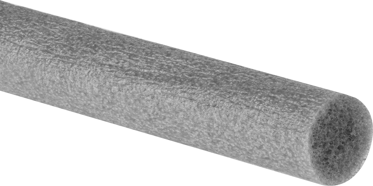 Polyethylene Foam Backer Rod, Open/Closed Cell, 1-1/8" Maximum Joint Width, 140 Yard Long