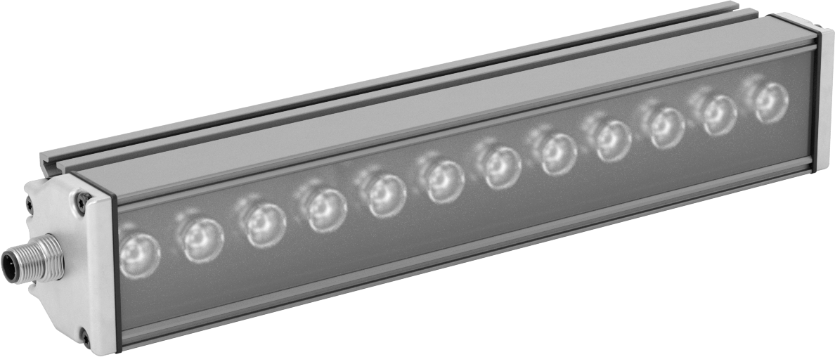 Makine Görüş Çubuk Işığı, Kırmızı LED, 12-3/4" Toplam Uzunluk