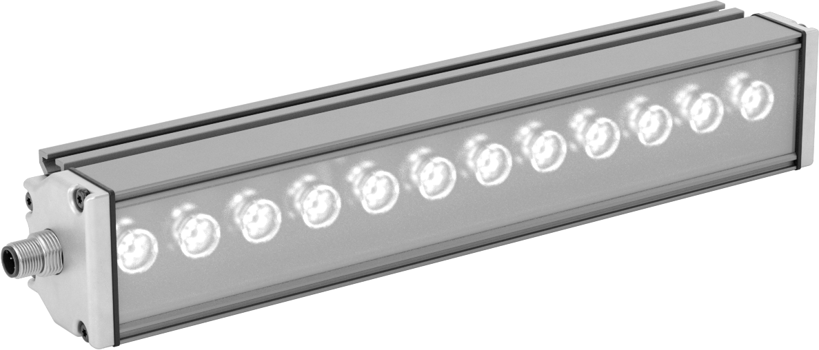 Makine Görüş Çubuk Işığı, Beyaz LED, 12-3/4" Toplam Uzunluk