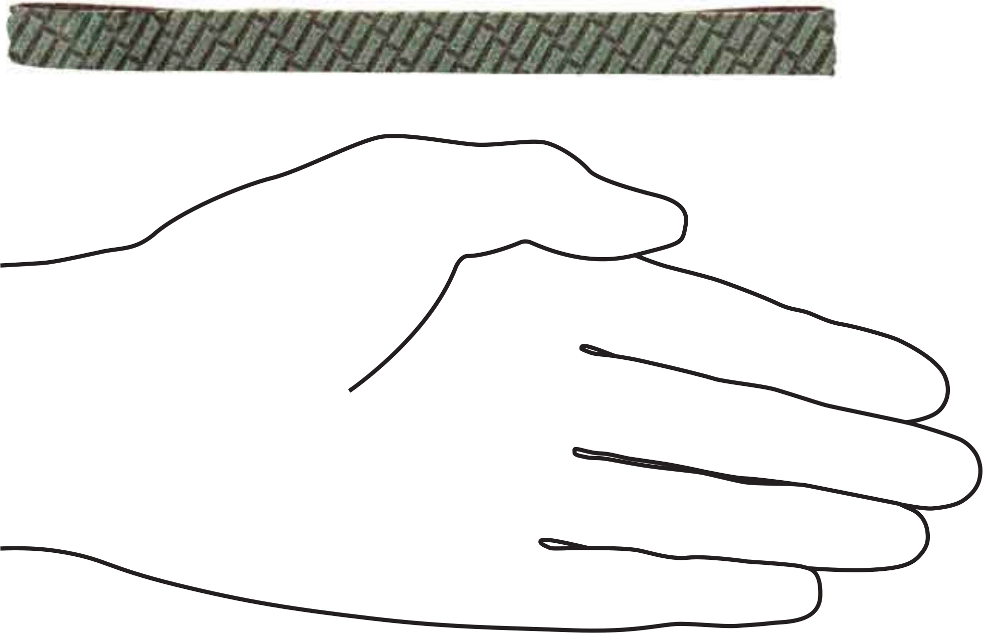 Tek Tip Yüzeyli Tıkanmaya Dayanıklı Zımpara Bandı, Pürüzsüz Yüzey için, 3/8" Genişlik, 13" Uzunluk, 100 Kum