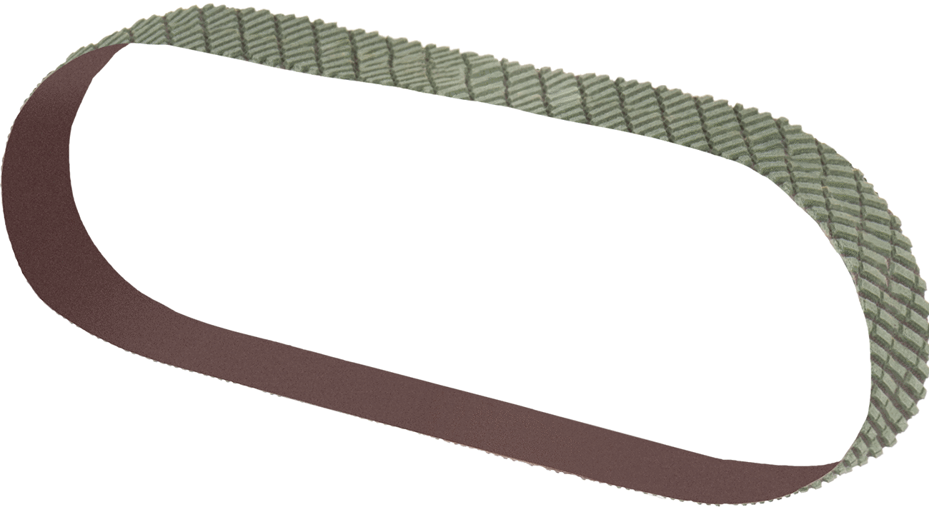 Tek Tip Yüzeyli Tıkanmaya Dayanıklı Zımpara Bandı, Ekstra Pürüzsüz Yüzey için, 3/8" Genişlik, 13" Uzunluk, 240 Kum