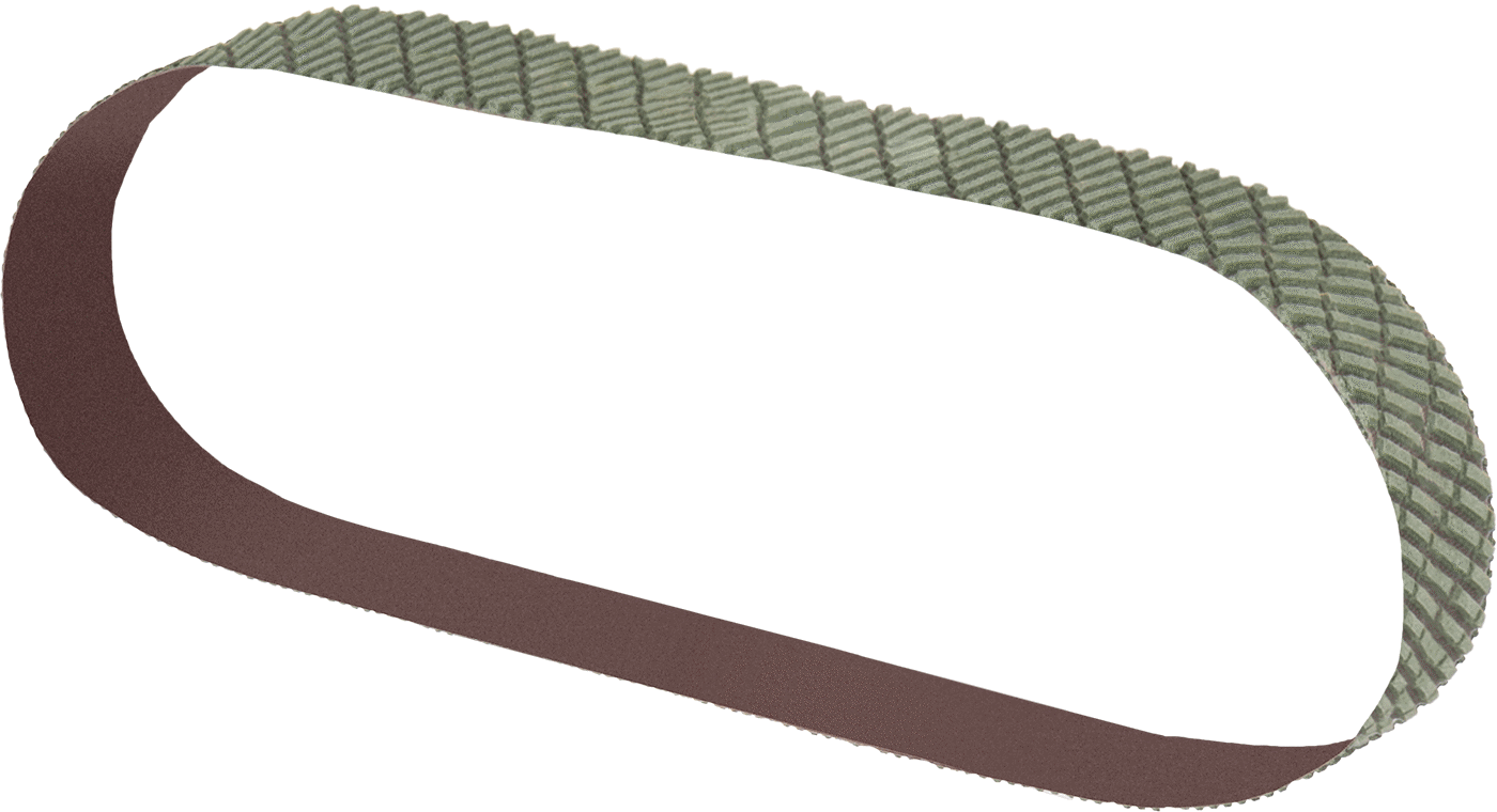 Tek Tip Yüzeyli Tıkanmaya Dayanıklı Zımpara Bandı, Ekstra Pürüzsüz Yüzey için, 1/2" Genişlik, 18 inç Uzunluk, 320 Kum