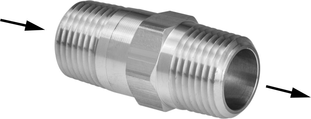 Male Inlet × Male Outlet