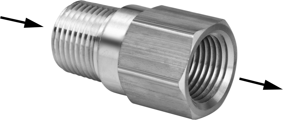 Male Inlet × Female Outlet