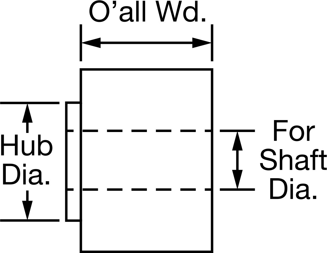 Without Flanges and with a Hub