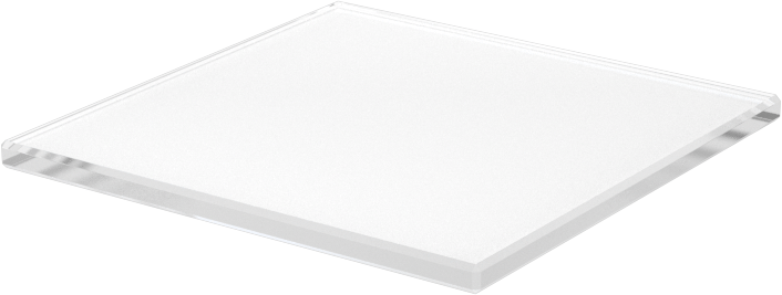 Ultra Yüksek Sıcaklık Kuvars Cam Levha, 1/16" Kalınlık, 1-1/4" Genişlik, 1-1/4" Uzunluk