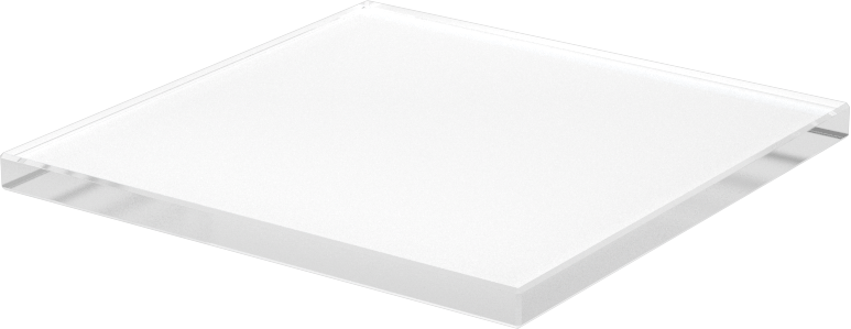 Ultra Yüksek Sıcaklık Kuvars Cam Levha, 1/8" Kalınlık, 2 inç Genişlik, 2" Uzunluk