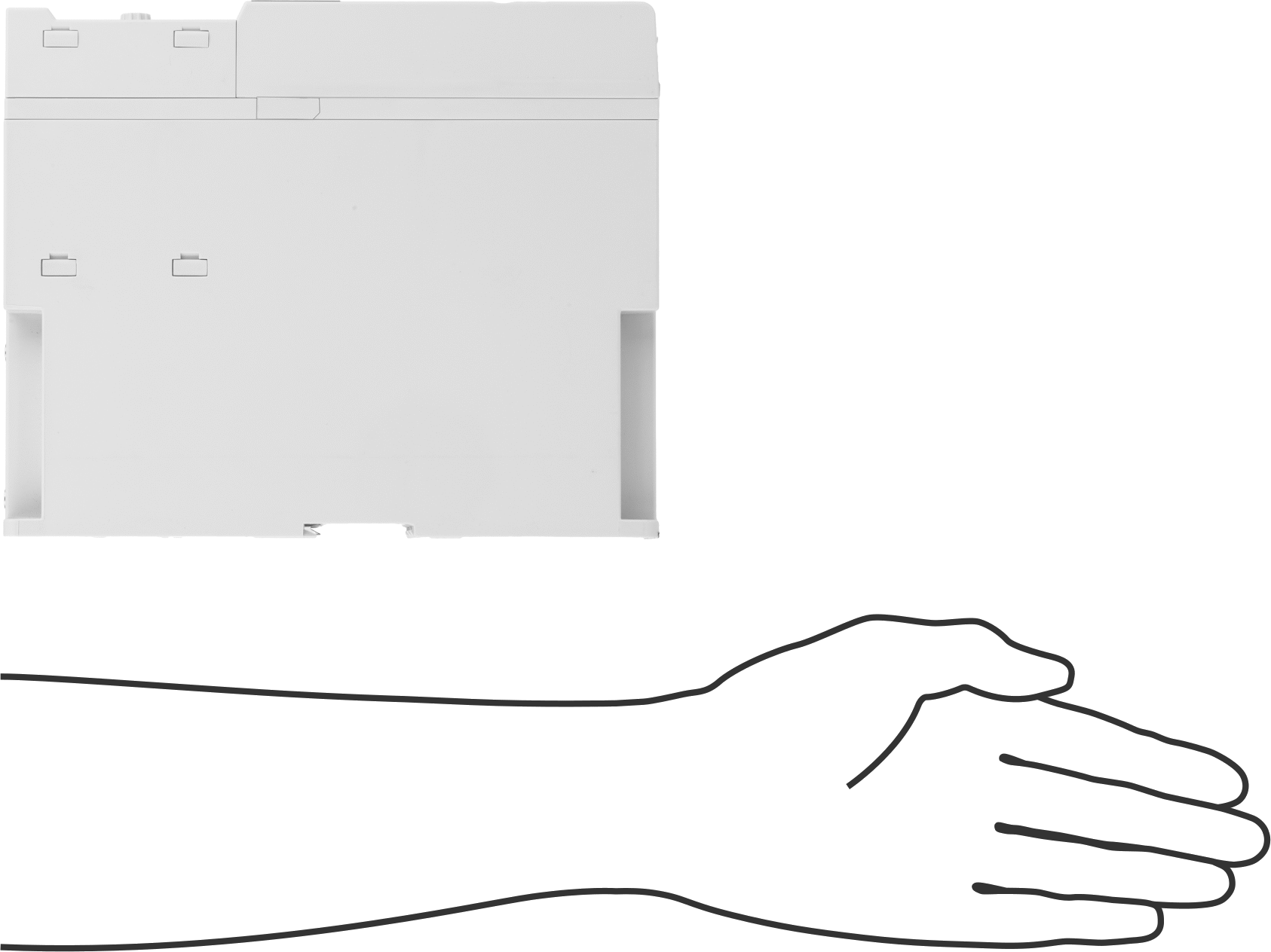 Programlanabilir 3 Fazlı AC Motor Hız Kontrolü, DIN Rayı Montajı, 1 hp için 100-120V AC 1 Fazlı Giriş