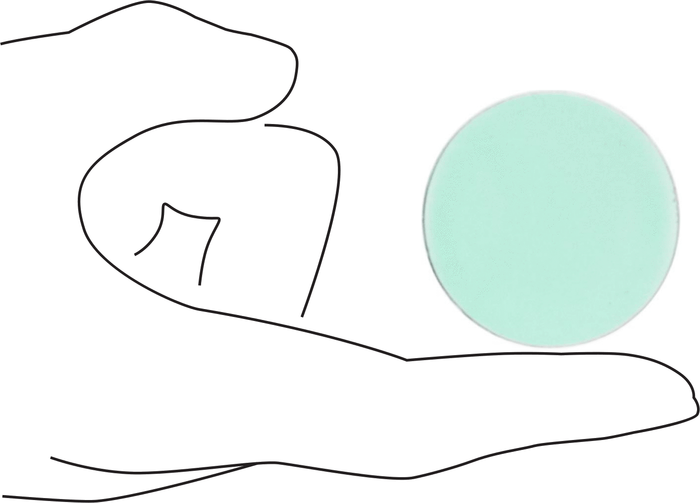 Toz Boya için Maskeleme Bandı Şekilleri, Levha, 1-7/8" Çaplı Disk