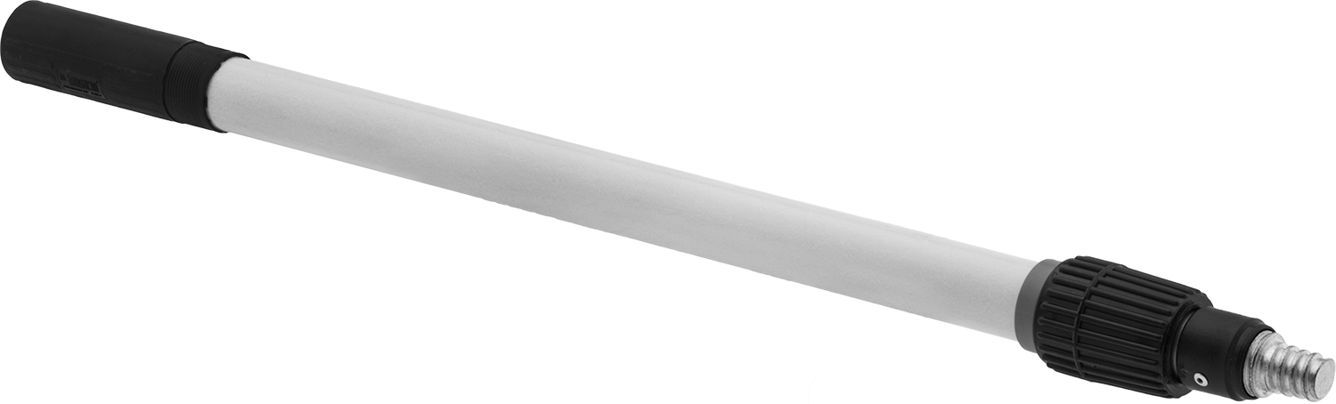 Boya Ruloları için Bükümlü Kilitli Uzatma Sapı, Fiberglas Dış Tutamak, 2 Ayak ila 4 Ayak Uzunluk, 1-1/4" Çap