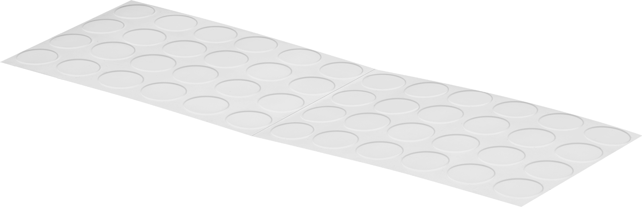 Düşük Sürtünmeli UHMW Bant Şekilleri, 3/4" Çapında Disk