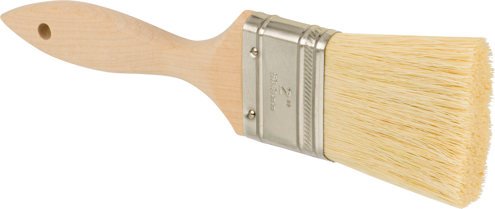Yağlayıcılar için Ahşap Saplı Tek Kullanımlık Fırça, Parlatma Bileşikleri ve Akı, 2“ Genişlik x 2-1/2” Uzunluk Kıllar