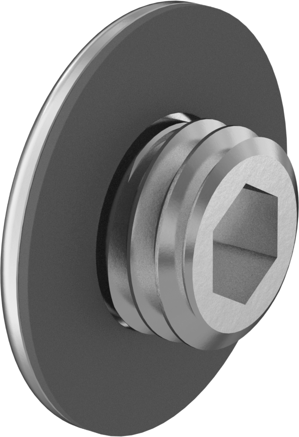 Muhafazalar için Hijyenik Dişli Tapalar, M10 x 1,5 mm Diş