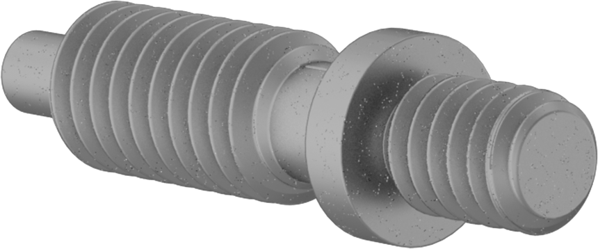 Add-A-Handle Çelik Geri Çekilebilir Yaylı Piston, Bükümlü Kilit, 5/16"-18 Diş Boyutu