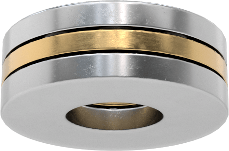 Eksenel Bilyalı Rulman, 7 mm Mil Çapı için, 17 mm OD, 6 mm Kalınlık