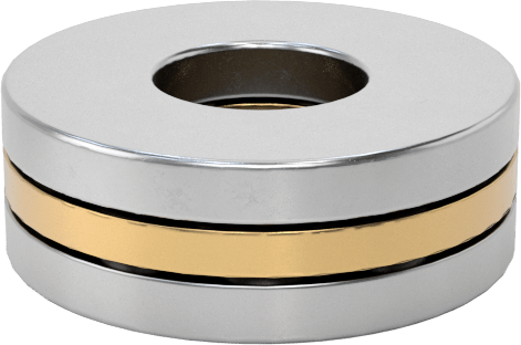 Eksenel Bilyalı Rulman, 7 mm Mil Çapı için, 17 mm OD, 6 mm Kalınlık