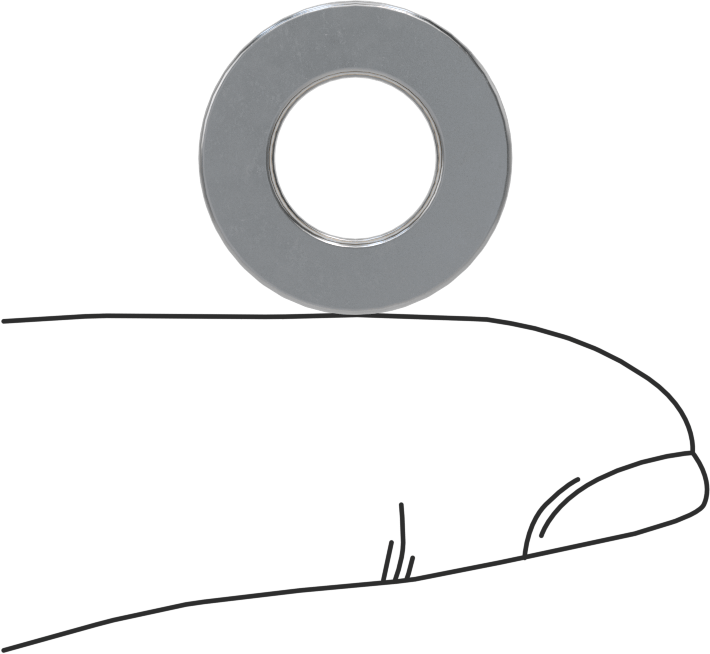 Eksenel Bilyalı Rulman, 9 mm Mil Çapı için, 17 mm OD, 5 mm Kalınlık