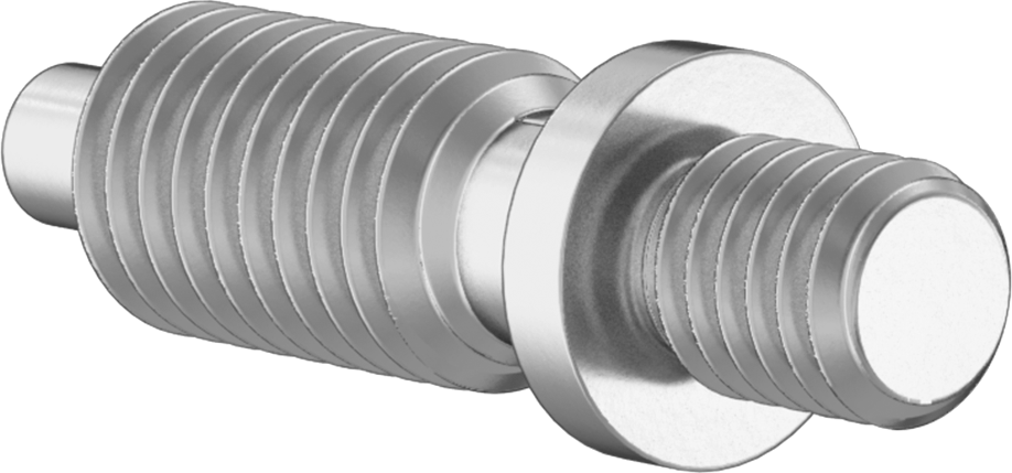 Add-A-Handle 18-8 Paslanmaz Çelik Geri Çekilebilir Yaylı Piston, Bükümlü Kilit, 1/2"-13 Diş Boyutu