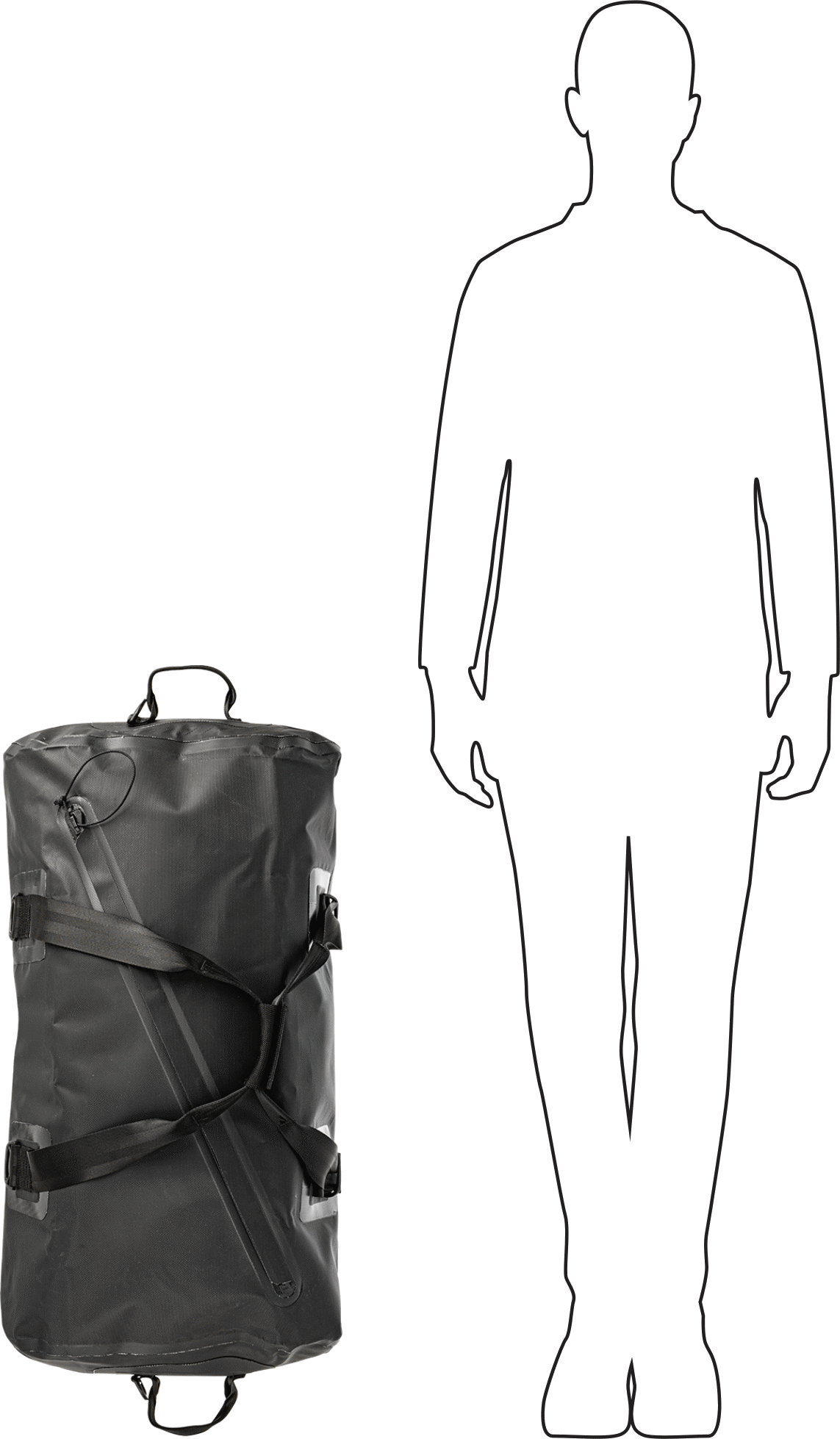 Dry Bag, 28" Width, 15-1/2" Deep, 11" Height