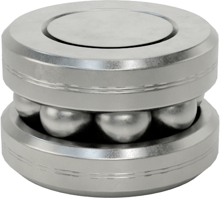 Eksenel Bilyalı Rulman, 1/2" Çaplı Şaft Uçları için