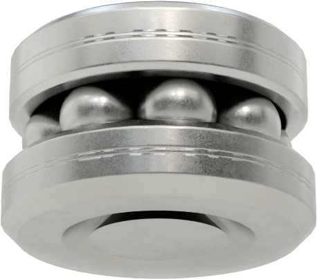 Eksenel Bilyalı Rulman, 1/2" Çaplı Şaft Uçları için
