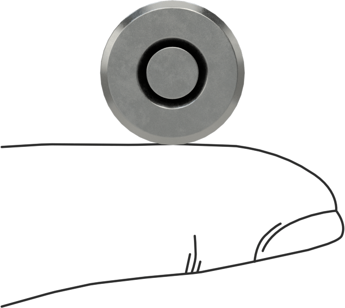 Eksenel Bilyalı Rulman, 5/8" Çaplı Mil Uçları için