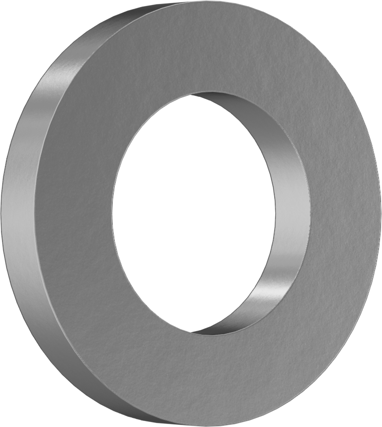 Çok Amaçlı Baskı Yatağı, 1/4" Mil Çapı için, 7/16" OD, 1/16" Kalınlık