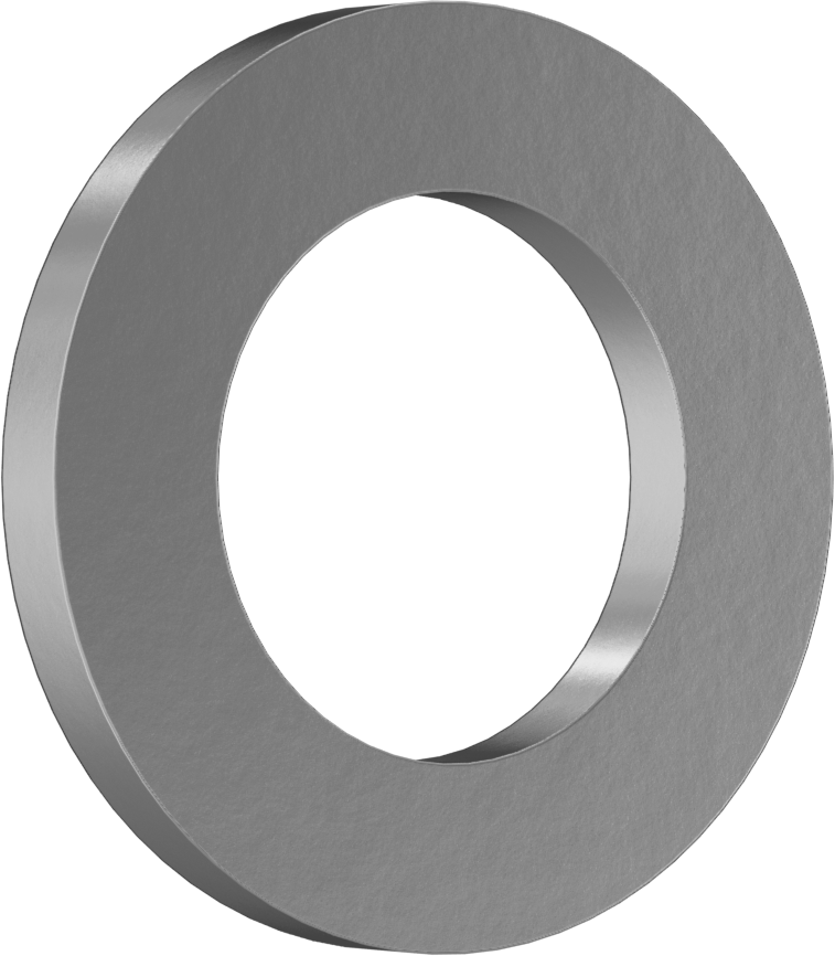 Çok Amaçlı Baskı Yatağı, 3/8" Mil Çapı, 5/8" OD, 1/16" Kalınlık
