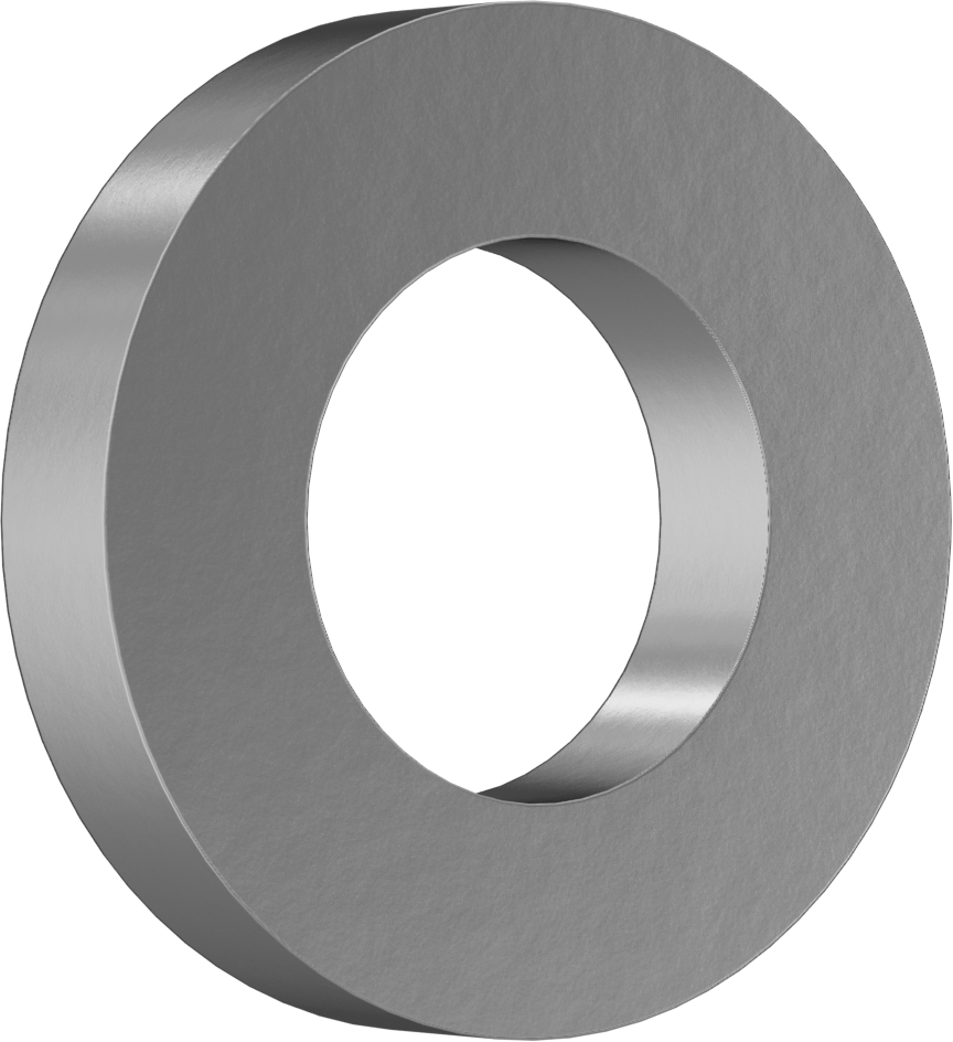 Çok Amaçlı Baskı Yatağı, 3/4" Mil Çapı için, 1-3/8" OD, 1/4" Kalınlık