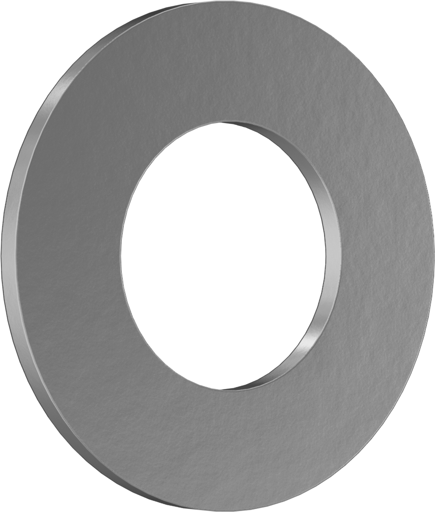 Çok Amaçlı Baskı Yatağı, 1-1/4" Mil Çapı için, 2-3/8" OD, 1/8" Kalınlık
