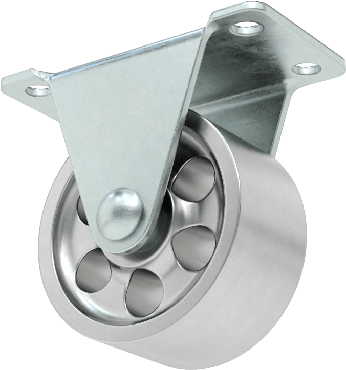 Cart-Smart Tekerlek, 2" Çaplı Metal Tekerlekli Sert