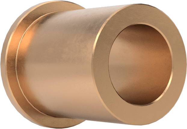 Yüksek Mukavemetli 932 Bronz Flanşlı Kovanlı Rulman, 3/8“ Mil Çapı ve 9/16” Gövde İç Çapı için, 3/4" Uzunluk