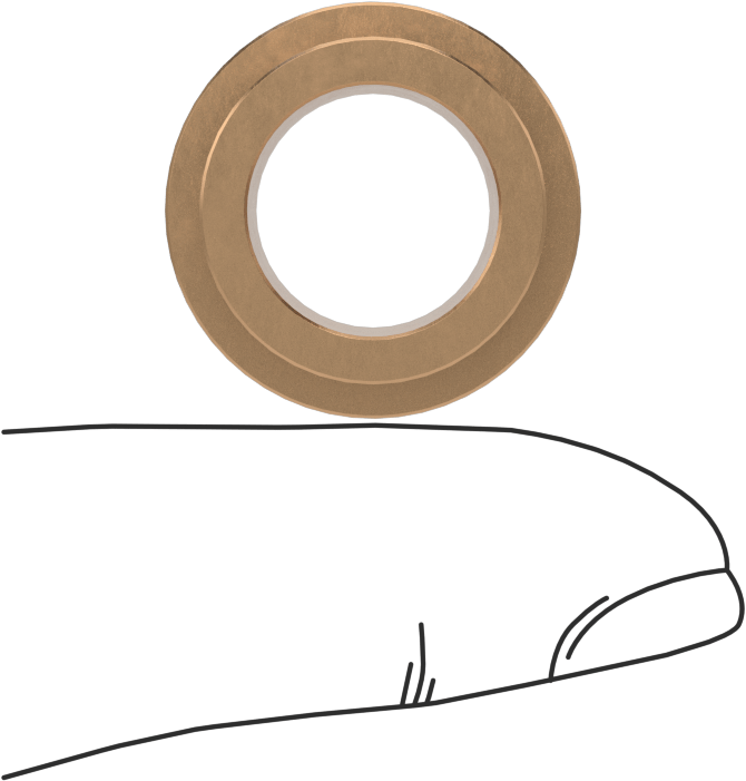Yüksek Mukavemetli 932 Bronz Flanşlı Kovanlı Rulman, 1/2“ Mil Çapı ve 11/16” Muhafaza İç Çapı için, 1/2" Uzunluk