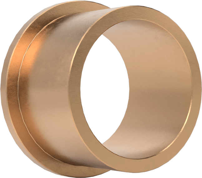 Yüksek Mukavemetli 932 Bronz Flanşlı Kovanlı Rulman, 5/8“ Mil Çapı ve 3/4” Muhafaza İç Çapı için, 1/2" Uzunluk