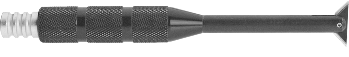 Küçük Delikli Çapak Alma Sıyırıcı, 25/64“ ila 27/32” Delik Çapı için, 3/8“ Genişlik x 7/8” Uzunluk Bıçak