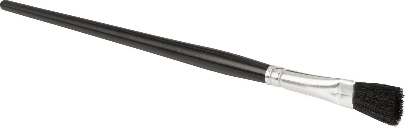 Solvent Bazlı Boya ve Kaplama için Rötuş Fırçası, Ahşap Sap, 1/2" Genişlikte Düz Kıllar