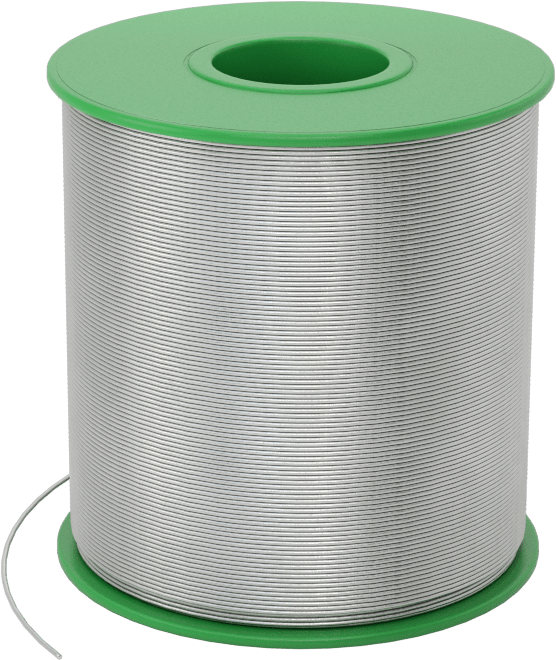 Elektrik Uygulamaları için Kurşunsuz Lehim, 1 lb., 0,020" Çap, 440°F Erime Sıcaklığı