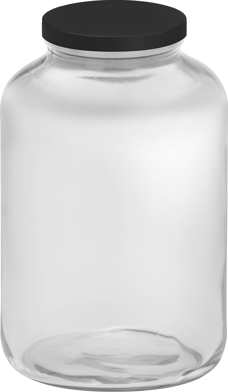 Şeffaf Cam Kavanoz, Kaplamalı Kağıt Conta ile, 32 FL oz/950 ml Kapasite
