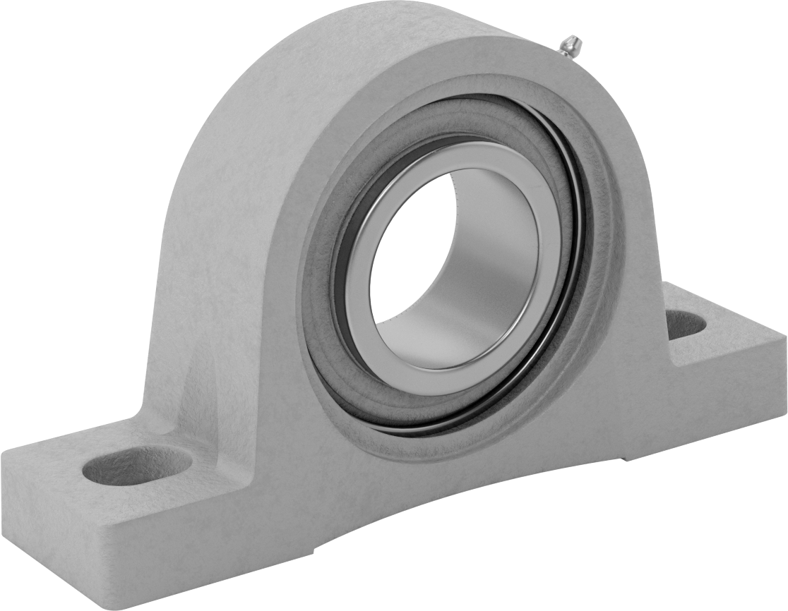 Dökme Demir Muhafazalı Montajlı Çelik Bilyalı Rulman, Eşmerkezli Kilit, 60 mm Mil Çapı için, 70,8 mm Toplam Genişlik