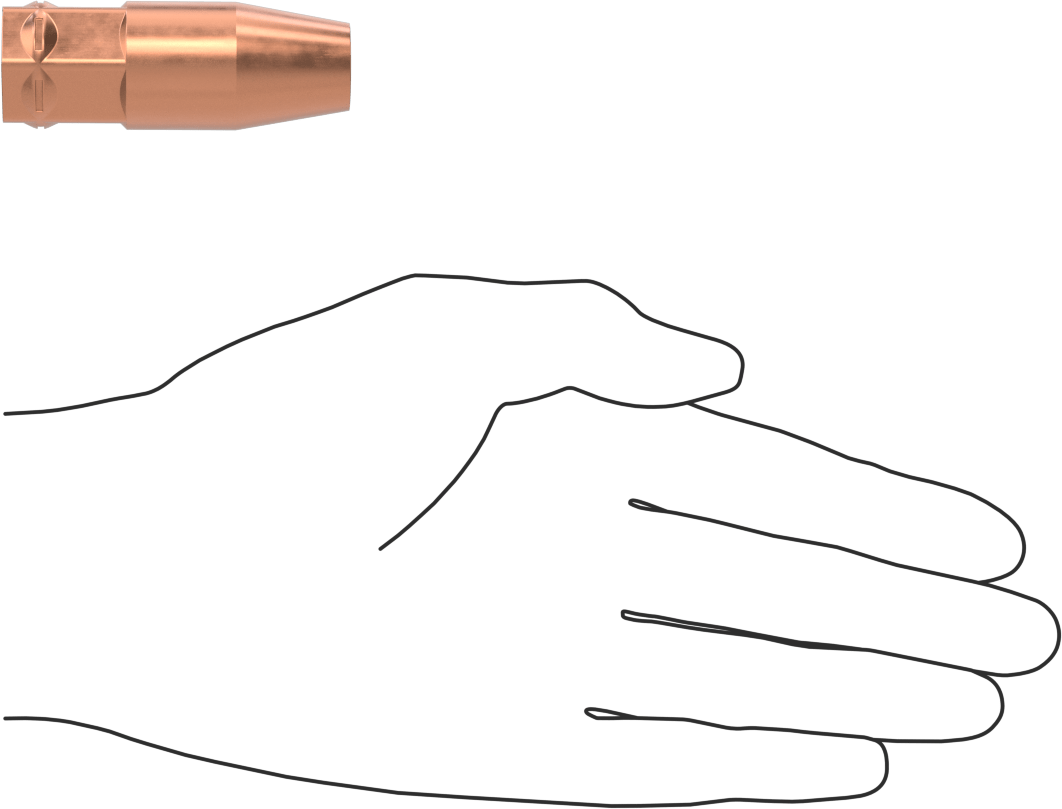 Nozzle for Miller Xr Pistol and Spoolmatic